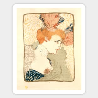 Henri de Toulouse Lautrec- Mademoiselle Marcelle Lender Sticker